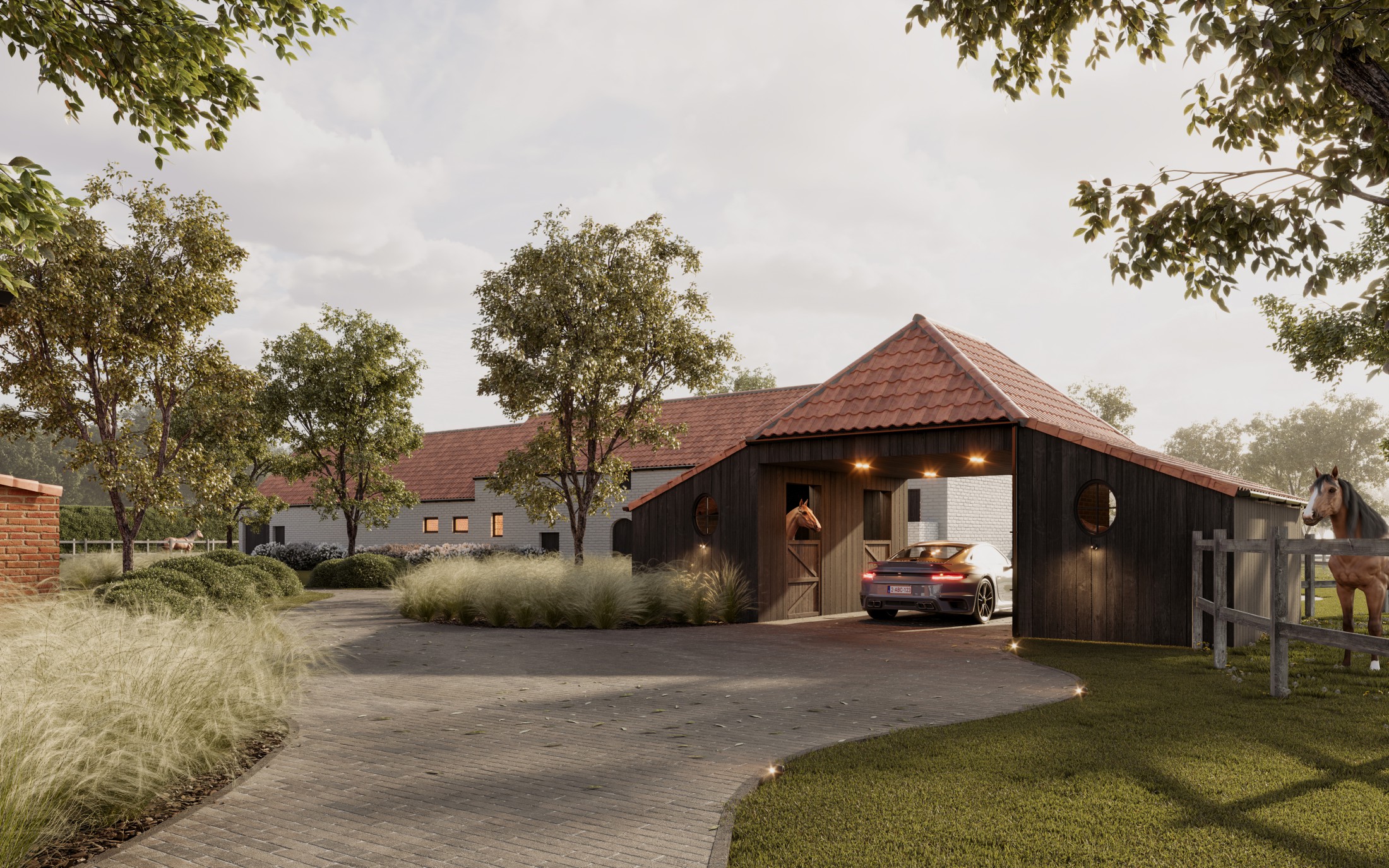 Authentieke paardenhoeve