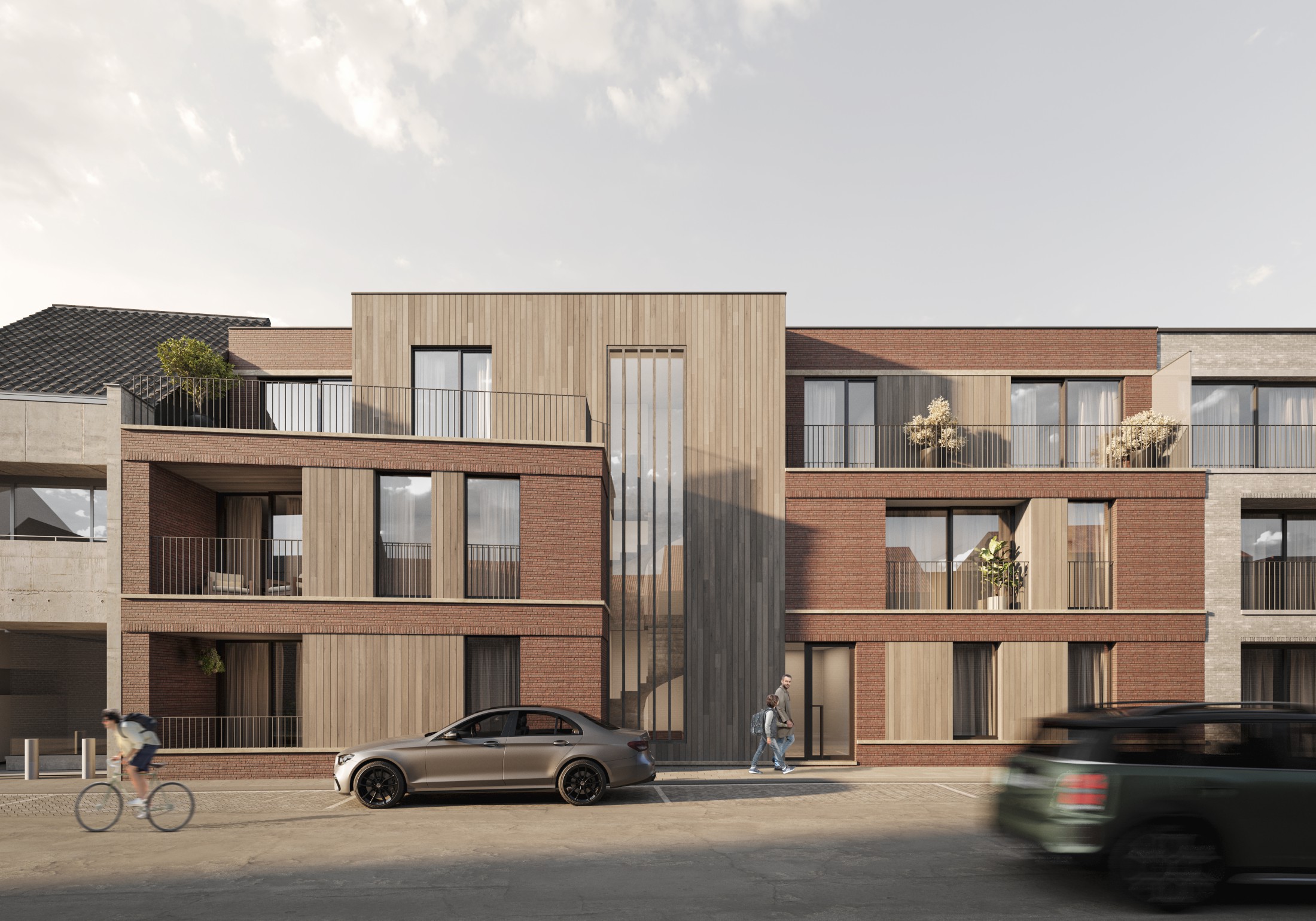 Strakke meergezinswoning